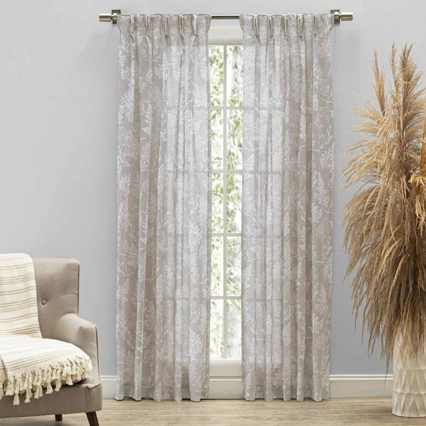 Ricardo Ricardo Wild Meadows Pinch Pleated Back Tab Pair Window Valance 03963-80-108-77